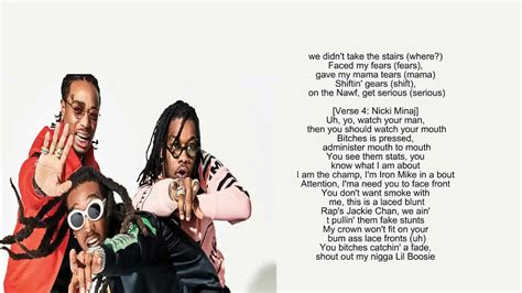 motorsports lyrics migos.